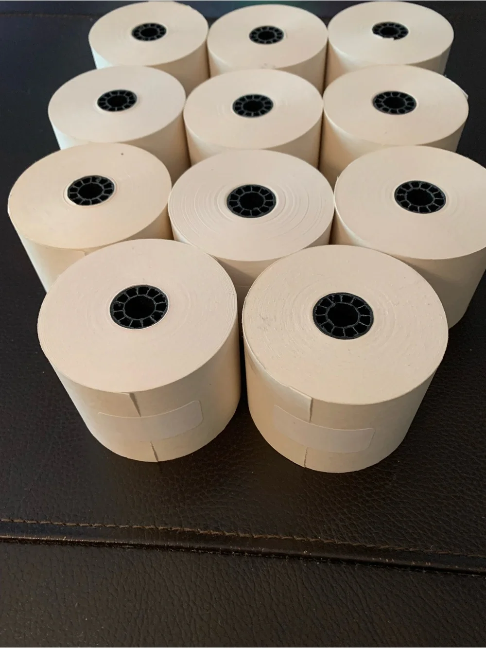 Lot of 11 Vintage Adding Machine Paper Rolls 2.25